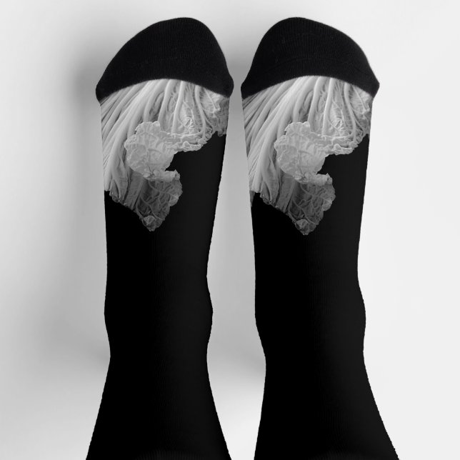 Beautiful Napa Cabbage Leaf  Socks (Top)