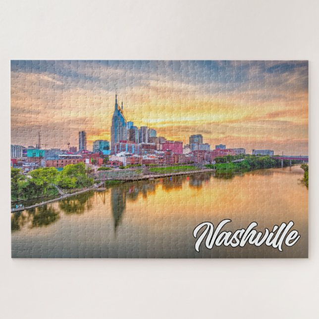 Beautiful Nashville, Tennessee, United States Jigsaw Puzzle (Horizontal)