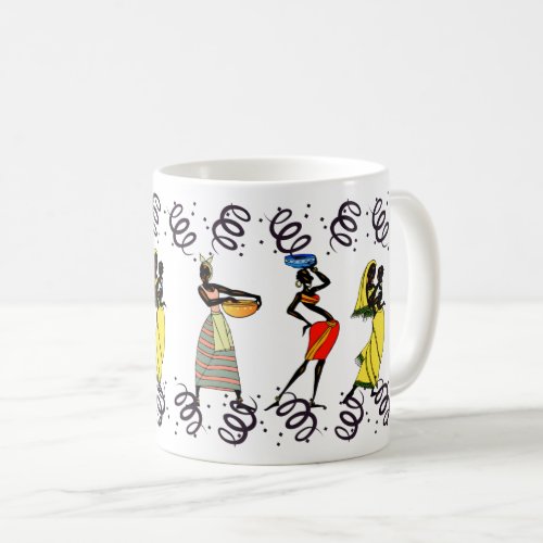 Beautiful Native African Women Mother Coffee Mug