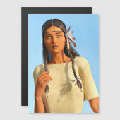 Beautiful Native American Woman Indigenous Outfit (Front/Back)