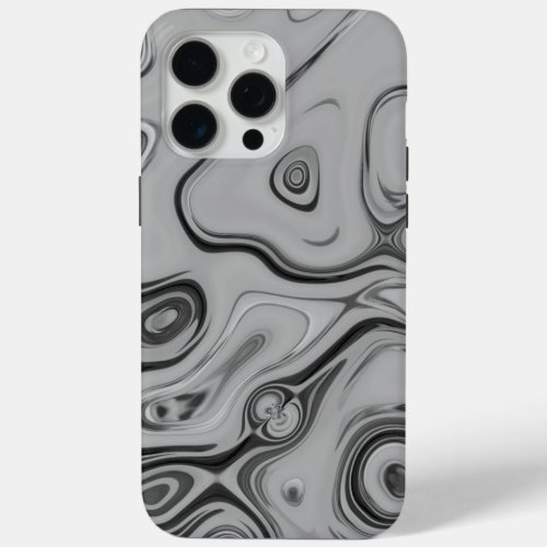 Beautiful Natural Ash gray Camo Color Art Design iPhone 15 Pro Max Case