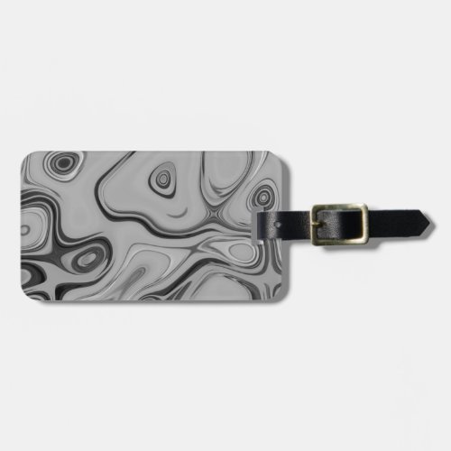 Beautiful Natural Ash gray Camo Color Art Design Luggage Tag