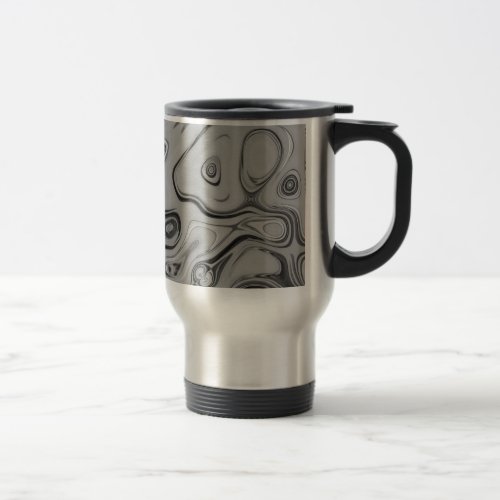 Beautiful Natural Ash gray Camo Color Art Design Travel Mug