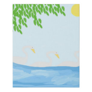 beautiful nature art faux canvas print