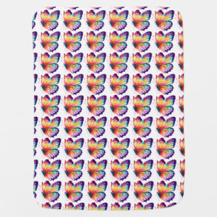 Beautiful Nature Butterfly Custom Baby Blanket