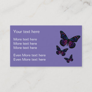 Beautiful Nature Butterfly Theme Business Card