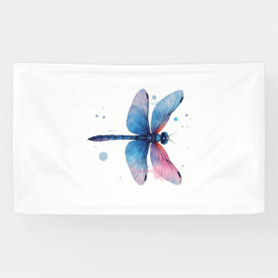 Beautiful Nature Colorful Graphic Pattern Dragonfl Banner