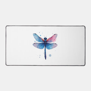 Beautiful Nature Colorful Graphic Pattern Dragonfl Desk Mat