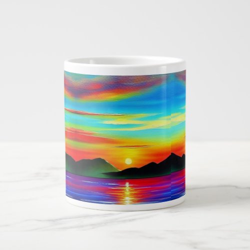 Beautiful nature design sunset mug