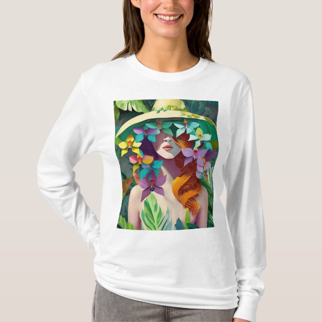 Beautiful nature face T-Shirt (Front)