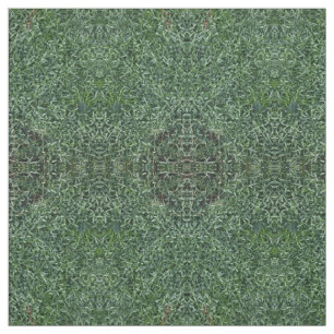 beautiful nature, green plants pattern, fabric