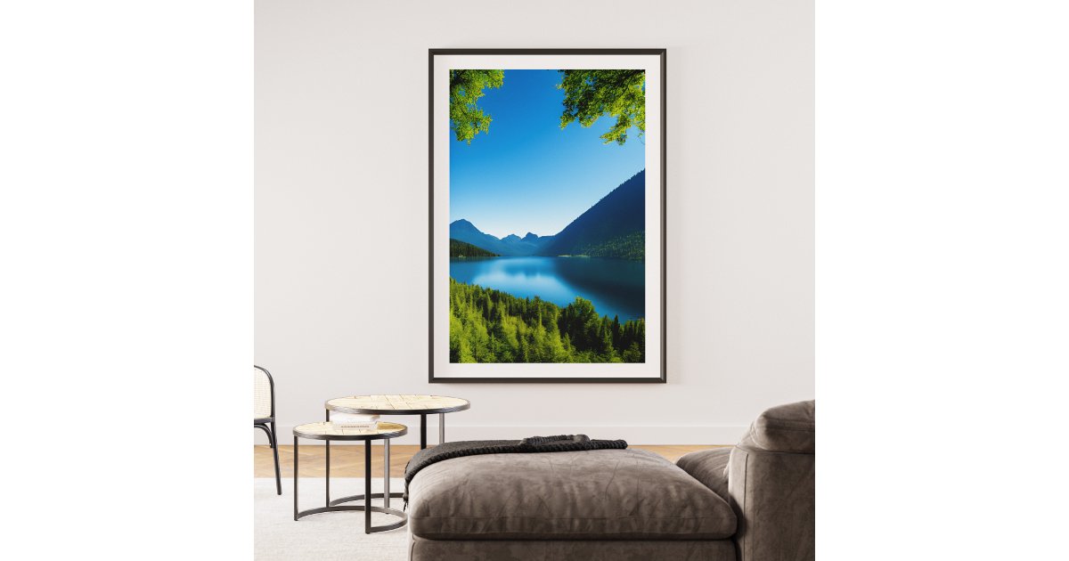 beautiful nature landscape poster  Zazzle