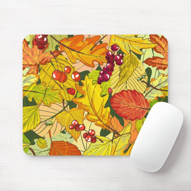 Beautiful Nature Mouse Pad (With Mouse)