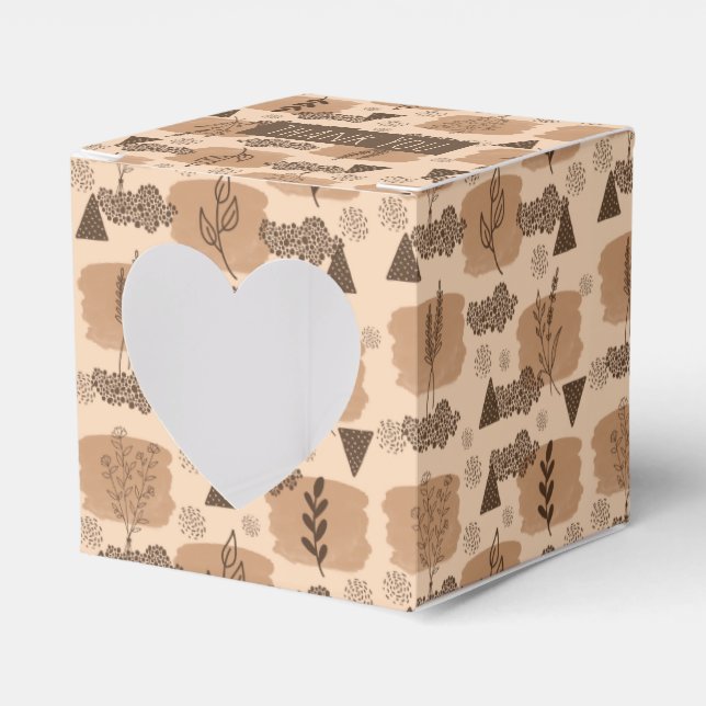 Beautiful Nature Thank You Favor Box (Front Side)