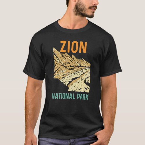 Beautiful Nature Vacation Zion National Park   T_Shirt