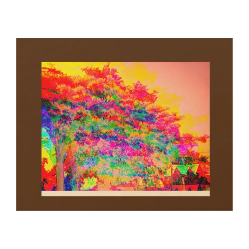 Beautiful nature wood wall art