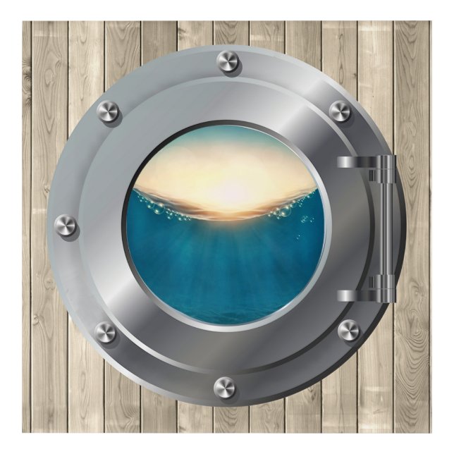 Beautiful Nautical Acrylic Art (Front)