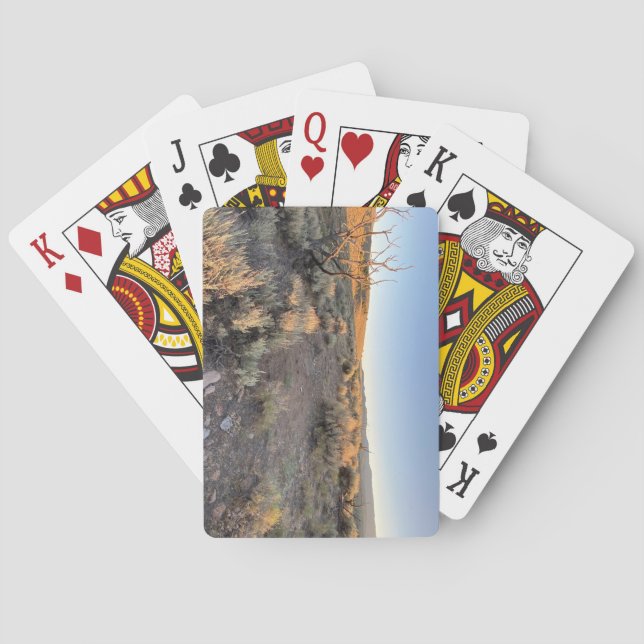 Beautiful Nevada Desert Poker Cards (Back)
