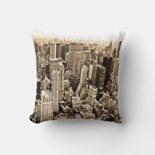 Beautiful New York City Throw Pillow