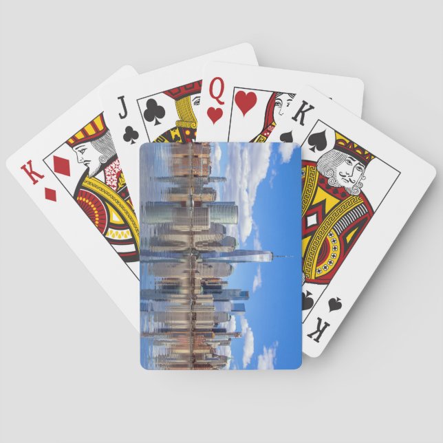 Beautiful New York Skyline Poker Cards (Back)