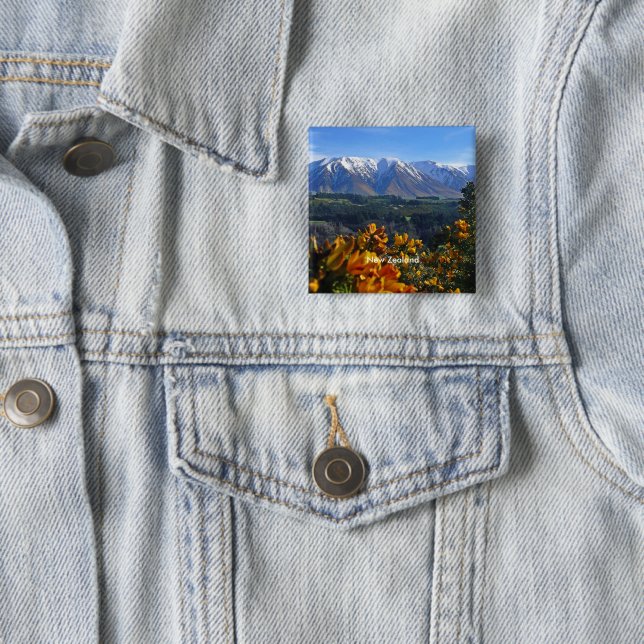 Beautiful New Zealand Button (In Situ)