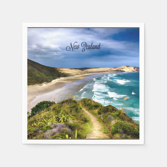 Beautiful New Zealand Napkins (Front)