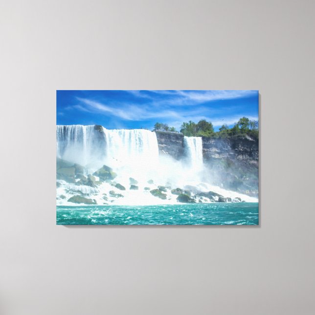 Beautiful Niagara Falls at Midday Canvas Print (Front)