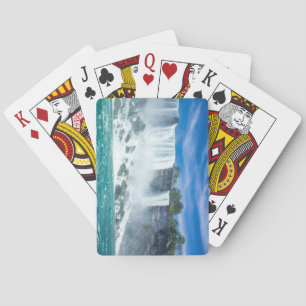 Beautiful Niagara Falls at Midday Poker Cards