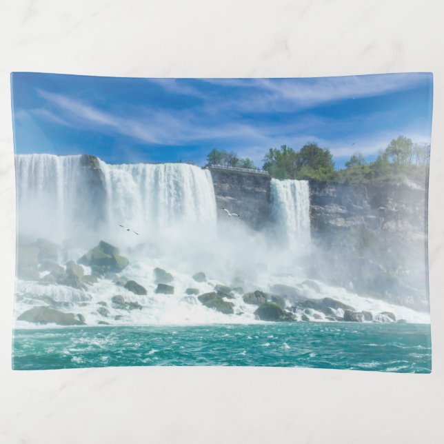 Beautiful Niagara Falls at Midday Trinket Tray (Front)
