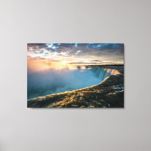 Beautiful Niagara Falls at Sunrise Canvas Print