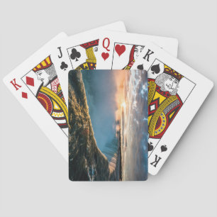 Beautiful Niagara Falls at Sunrise Poker Cards