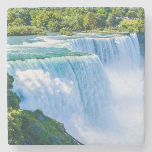 Beautiful Niagara Falls Stone Coaster (Front)