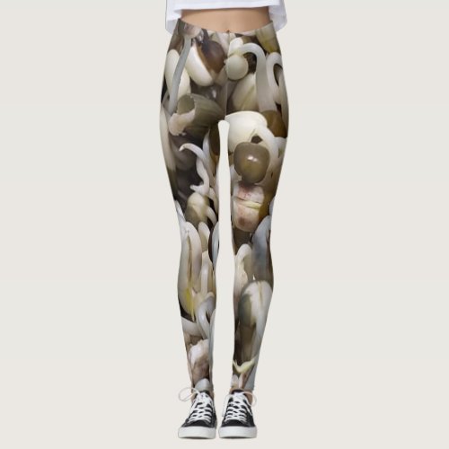 Beautiful Nice Healthy Mung Bean Walking Tall Leggings