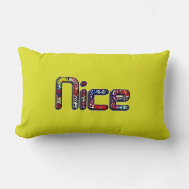 Beautiful Nice Home décor ideas Lumbar Pillow (Front)