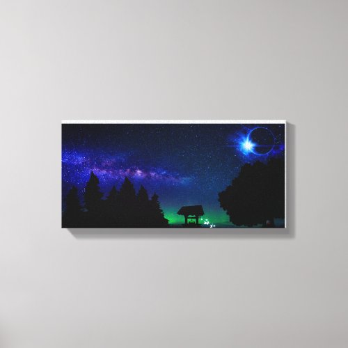 Beautiful Night Sky Canvas Print