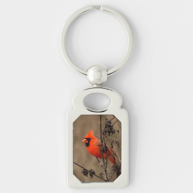 Beautiful Northern Cardinal  Keychain (Front)