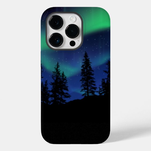 Beautiful northern lights aurora borealis case (Back)