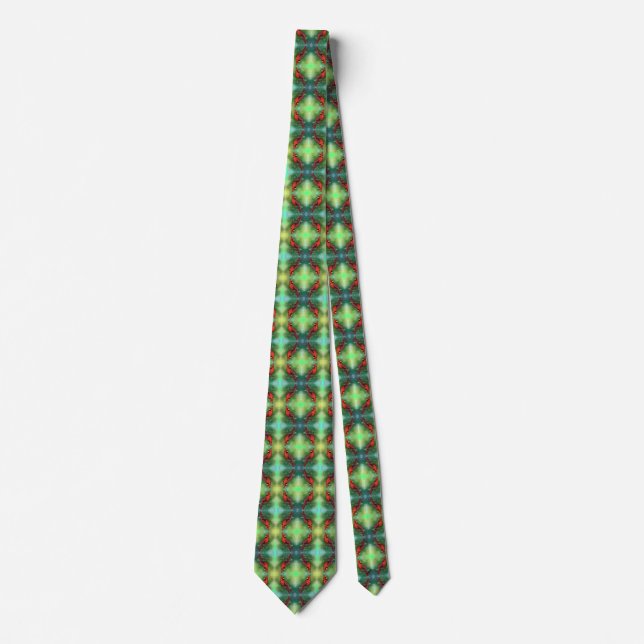 Beautiful Northern Red Cardinal Bird Painting - Neck Tie (Front)