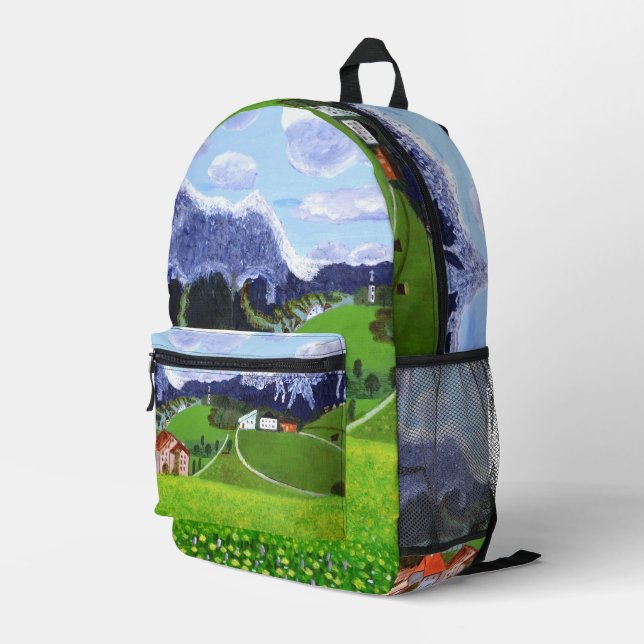 Beautiful Norway Backpack  (Back Corner Right)
