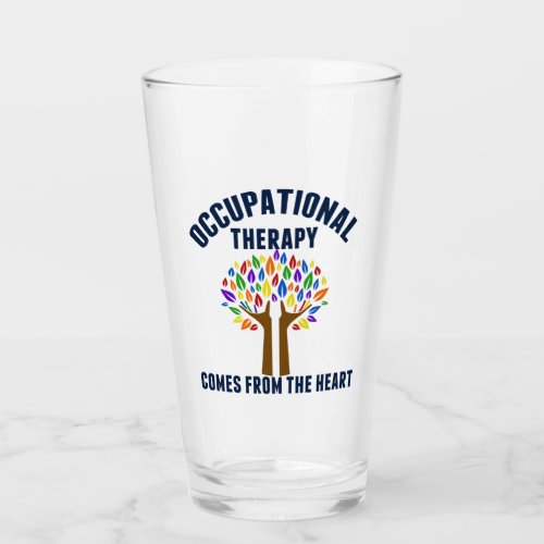 Beautiful Occupational Therapy Quote Glass