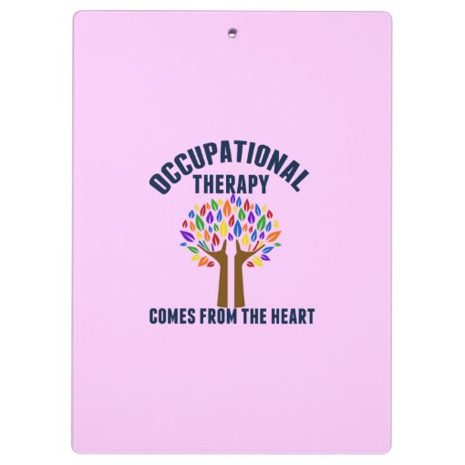 Beautiful Occupational Therapy Tree Quote Clipboard | Zazzle