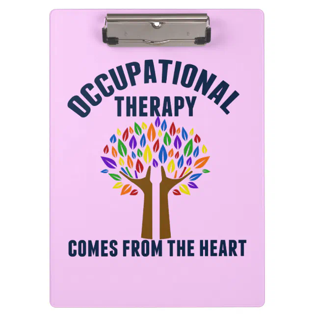 Beautiful Occupational Therapy Tree Quote Clipboard | Zazzle