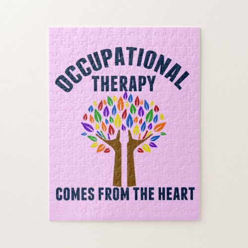 Beautiful Occupational Therapy Tree Quote Jigsaw Puzzle