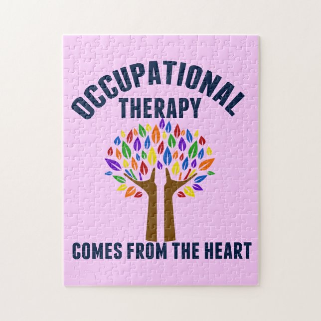 Beautiful Occupational Therapy Tree Quote Jigsaw Puzzle (Vertical)