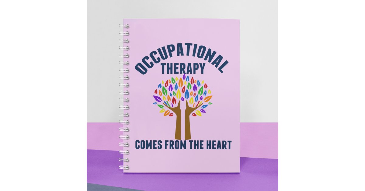 Occupational Tree Beautiful Occupational Therapy Tree Quote Notebook | Zazzle