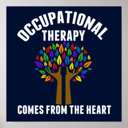 Beautiful Occupational Therapy Tree Quote Poster