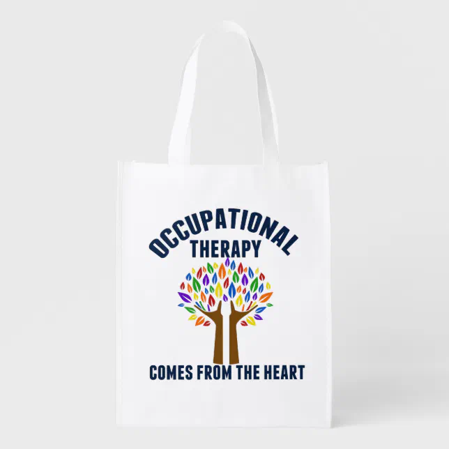 CafePress Occupational Therapist Tote Bag – Natural Canvas Reusable Shopping Bag, Two Sizes