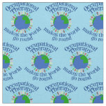 Beautiful Occupational Therapy World Fabric