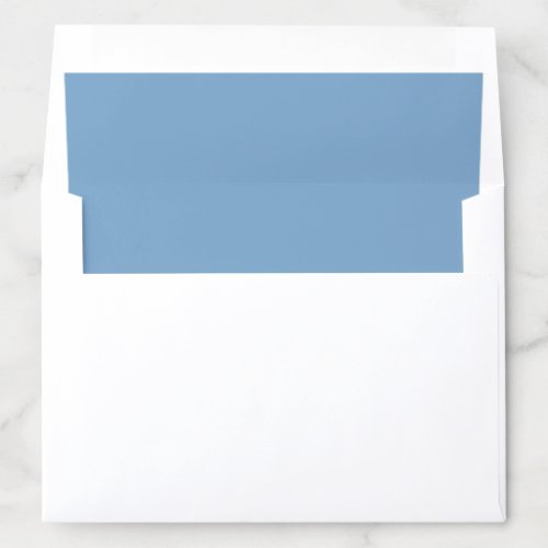 Beautiful Ocean Blue Sky Colored  Envelope Liner