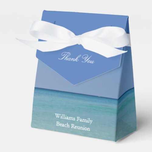 Beautiful Ocean Photography Custom Beach Party Favor Boxes